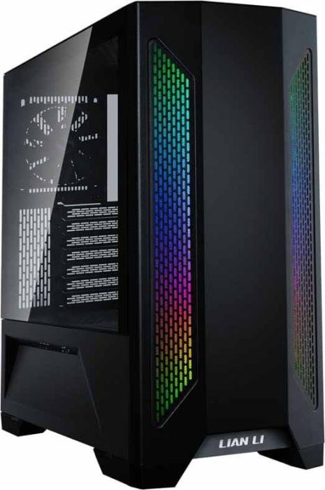 Lian Li LANCOOL II Black (szkło hartowane) (2xUSB 3.2 Gen1, 1xUSB-C 3.2 Gen1) (6x2.5, 3x3.5/2.5)