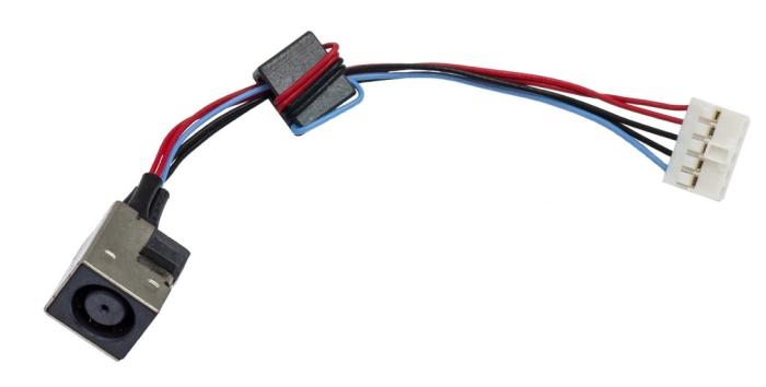 Gniazdo zasilania z kablem do wtyczki 7.4x5.0mm do notebooków Dell Inspiron 15R 5520 5525 M521R 7520 / Vostro 3560 5Pin dł. 10cm [0WX67P]