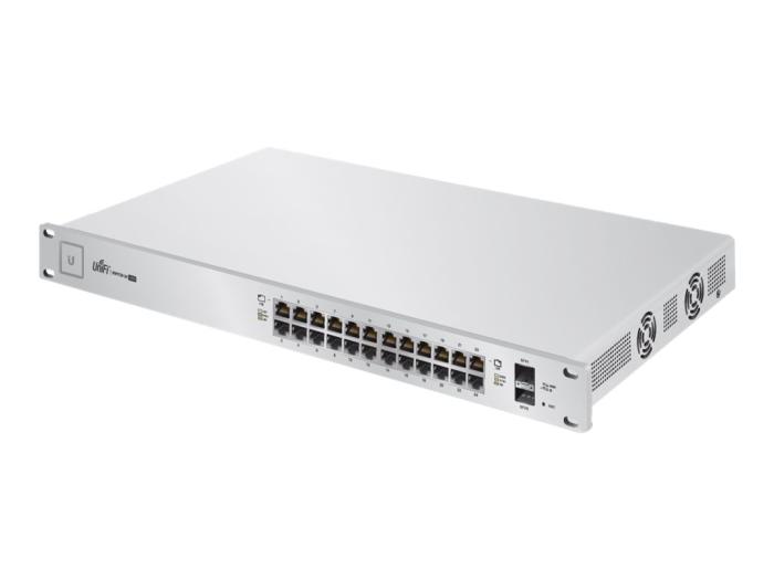 UBIQUITI UniFiSwitch 24x100/1000 2xSFP PoE+ 250W (switch zarządzalny) [US-24-250W]