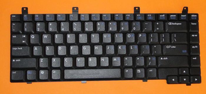Klawiatura do notebooka HP / Compaq ZE2000 ZE2100 ZE2200 ZE2300 ZE2400 ZE2500 DV5000 ZV5300 ZV5400 ZX5000 ZV6000 [K0028]
