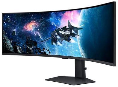 49’’ Samsung Odyssey G9 G95C LS49CG950EUXEN (VA LED zakrzywiony, 5120x1440, 450, 1ms, 240Hz) (2xHDMI 2.1, DP, 2xUSB-A 3.0) czarny
