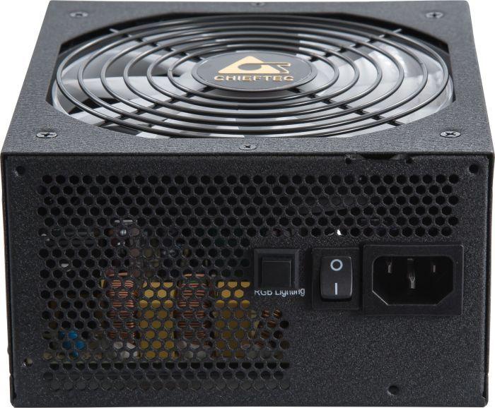 Chieftec GDP-750C-RGB (750W) (1x140mm) BOX Modularny 80+ (CPU 1x4+4) (PCI-E 4x6+2) (3xMolex, 8xSATA)