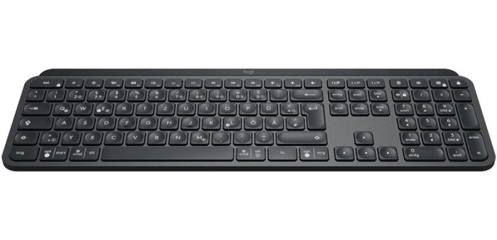 Logitech Wireless MX Keys Illuminated Black (niskoprofilowa, membranowa) (czarny) [920-009415]