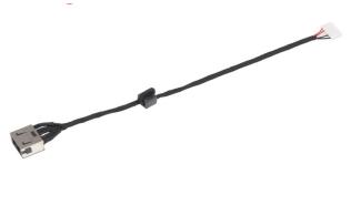 Gniazdo zasilania z kablem do wtyczki 7.4x5.0mm do notebooków Dell Inspiron 14R 15 3541 3542 3543 5421 3421 3437 / Vostro 2421 / 7Pin dł. 11,8cm [50.4XP06.031, 0JRHPG] [ZN0027]