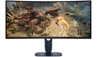(34) Dell Alienware AW3425DWM (VA LED 2K zakrzywiony 1500R, 3440x1440, 400, 1ms, 1mld, 180Hz) (2xHDMI, DP 1.4, 1xUSB-B 3.2, 2x USB-A 3.2) czarny [210-BQWL]