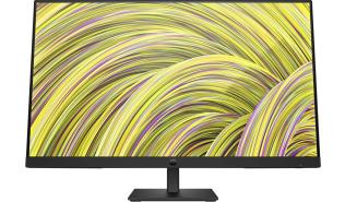(27) HP P27h (IPS LED, 1920x1080, 250, 5ms, 99% sRGB, 75 Hz) (VGA, HDMI 1.4, DP 1.2) głośniki, czarny [64W41AAABB]