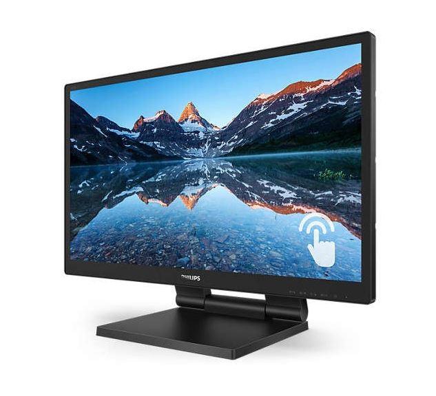 24’’ Philips 242B9T/00 (IPS W-dotykowa, 1920x1080, 250, 5ms, IPS65, 60Hz) (VGA, DVI, HDMI, DP, 2USB 3.1 QC) (VESA) głośniki, czarny