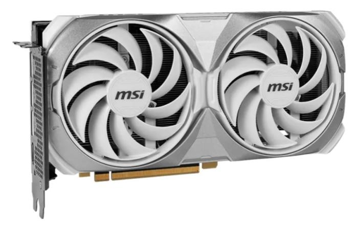 GeForce PCI-E RTX4070 Super MSI 12GB GDDR6X Ventus 2X White OC [GeForce RTX 4070 SUPER 12G VENTUS 2X WHITE OC] (1xHDMI 2.1a, 3xDP 1.4a) (192-bit, PCI-E 4.0)