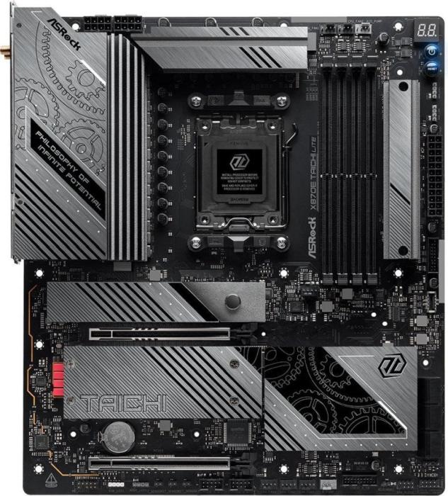 Asrock X870E Taichi Lite (AMD X870E) [AM5, 4xDDR5 do 8200MHz, (HDMI 2.1) (4xM.2, 2xPCIe 5.0 x16), WiFi 7, BT 5.4, ATX]