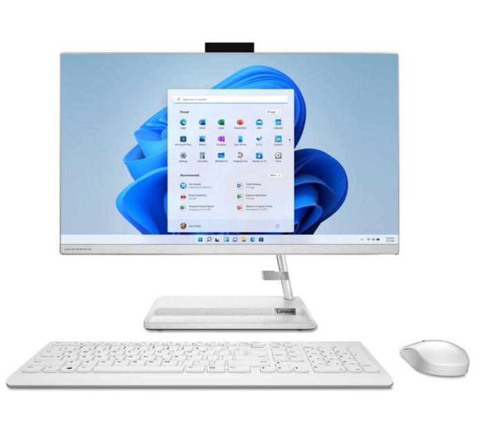 Komputer All-in-One LENOVO IdeaCentre 3-24IAP7 [F0GH01BSPB] 8-Core i5-12450H/24 1920x1080 matowa/8GB DDR4/1TB SSD/UHD/Win11Home (biały)