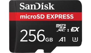 Secure Digital 256GB Sandisk Micro SDXC Express EX I UHS-I U3 A1 (880/480MB/s) [SDSQXFN-256G-GN4NN]