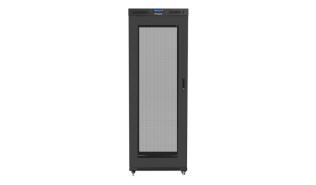 Lanberg szafa rack stojąca 19 27U 800x1000 drzwi perforowane LCD (czarny) [FF01-8027-23BL]