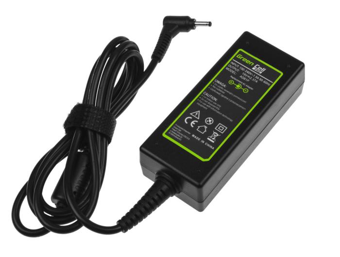 GreenCell zasilacz do laptopa ASUS 45W / 19V / 2.37A z wtyczką 3.0x1.1mm [AD61P]