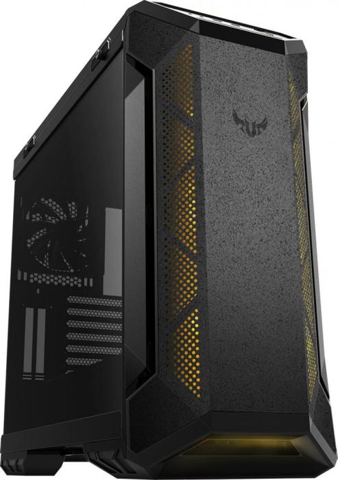 Asus TUF GAMING GT501 Black (szkło hartowane) (2xUSB 3.2 Gen1) (3x2.5, 4x3.5/2.5)