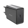 Baseus Quick Charge uniwersalna ładowarka (zasilacz) sieciowa 230V / 1xUSB-C (max. 5V 3A 20W) (czarny) [CCFS-SN01]