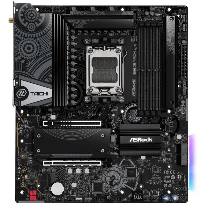 Asrock B650E TAICHI LITE (AMD B650E) [AM5, 4xDDR5 do 7600MHz, (HDMI 2.1) (4xM.2, 1xPCIe 5.0 x16, 1xPCIe 4.0 x16 (x4)), WiFi 6E, BT 5.3, ATX]