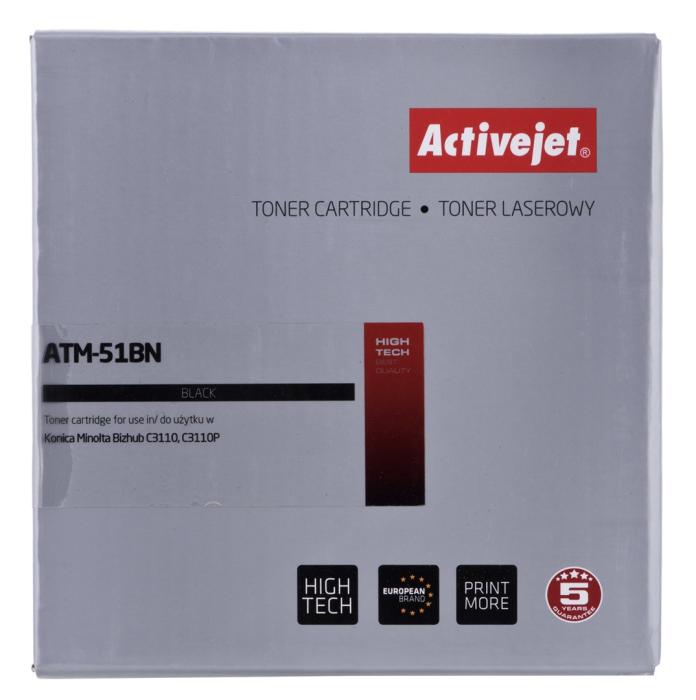 ATM-51BN - toner Activejet ATM-51BN (zamiennik Konica Minolta TNP51K; Supreme; 6000 stron; czarny) (Konica Minolta Bizhub C3100)
