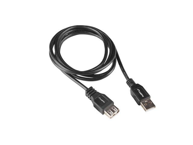 Lanberg Przedłużacz kabla USB 2.0 AF/AM (1.8 m) [CA-USBE-15CU-0010-BK]