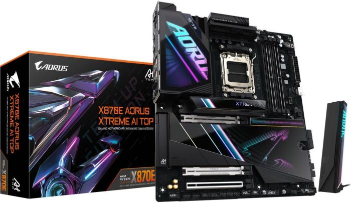 Gigabyte X870E AORUS XTREME AI TOP (AMD X870E) [AM5, 4xDDR5 do 8800MHz, (4xM.2, 1xPCIe 5.0 x16, 1xPCIe 5.0 x16 (x8), 1xPCIe 4.0 x16 (x2), WiFi 6, BT 5.3, ATX]