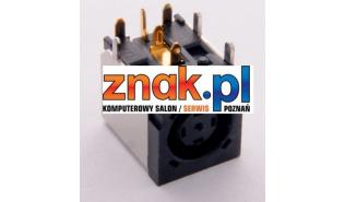 Gniazdo zasilania GNL30 do wtyczki 7.4x5.0mm do notebooków Dell wszystkie XPS, Inspiron: 500M, 600M, 5150, 6000, 8500, 9100, 510M, 630M, 640M, 710M, 1500, 6400, 1420, 1521, 1525, 1720 [GZ/PJ246]