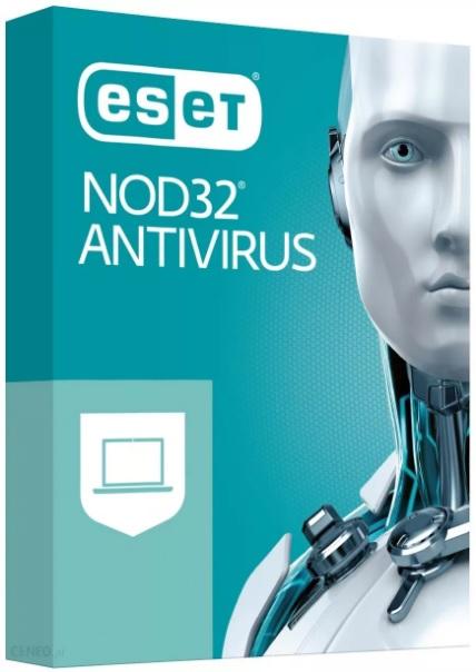 Eset NOD32 Antivirus System BOX (3 stanowiska, 1 rok, kontynuacja)