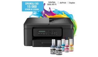 Brother DCP-T735DW A4 (drukarka, kopiarka, skaner, ADF 20) (tusze BTD100BK, BTD100CMY) (USB 2.0, WiFi) (automatyczny dupleks A4, skanowanie jednostronne A4)