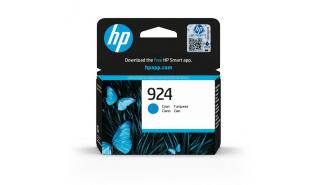 4K0U3NE (924) - cyan, oryginalny wkład z atramentem HP, 400 stron (HP OfficeJet Pro 8122e, 8124e, 8125e, 8132e, 8134e, 8135e)