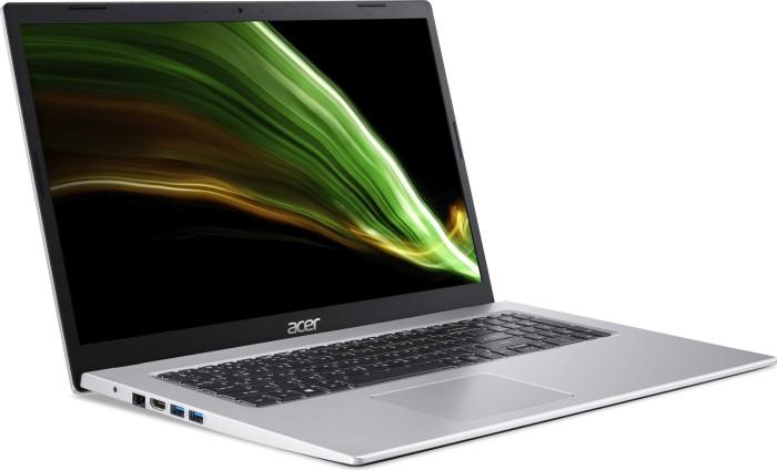 Acer Aspire 3 [NX.AD0EP.00S] 4-Core i5-1135G7/17.3 1920x1080 matowa IPS/8GB DDR4 (max 20GB)/512GB SSD/Iris Xe/Win11Home (srebrny)