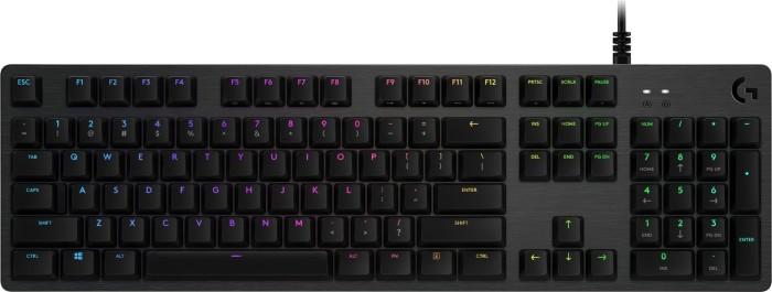 Logitech G512 Tacticle (mechaniczna, podświetlenie RGB, przełączniki GX Brown (sprężynujące)) [920-009352]