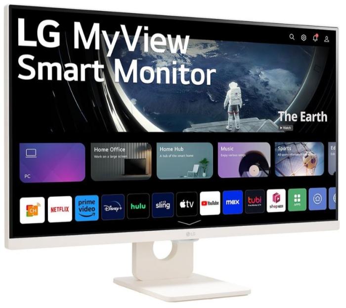 27’’ LG 27SR50F-W (IPS LED, 1920x1080, 250, 14ms, HDR10, 60Hz) (2xHDMI, 2xUSB) głośniki (2x5W), kremowy