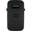 Ładowarka sieciowa Natec Ribera GaN 45W Quick Charge 3.0 1xUSB-C/1xUSB-A (5V-20V/3A/45W) (czarny) [NUC-2143]