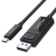 Unitek V1146A kabel (adapter) USB-C / DisplayPort 1.4 8K (dwukierunkowy) (1.8m)