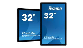(32) Iiyama TF3239MSC-B1AG (VA dotykowy, 1920x1080, 500, 8ms, 60Hz) (VGA, 2xHDMI 1.4, DP 1.2, LAN, COM) (VESA) głośniki, czarny