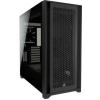 Corsair 5000D AIRFLOW Tempered Glass Black [CC-9011210-WW] (szkło hartowane) (2x2.5, 4x3.5/2.5) (2x USB Gen1, 1x USB-C 3.2 Gen1)