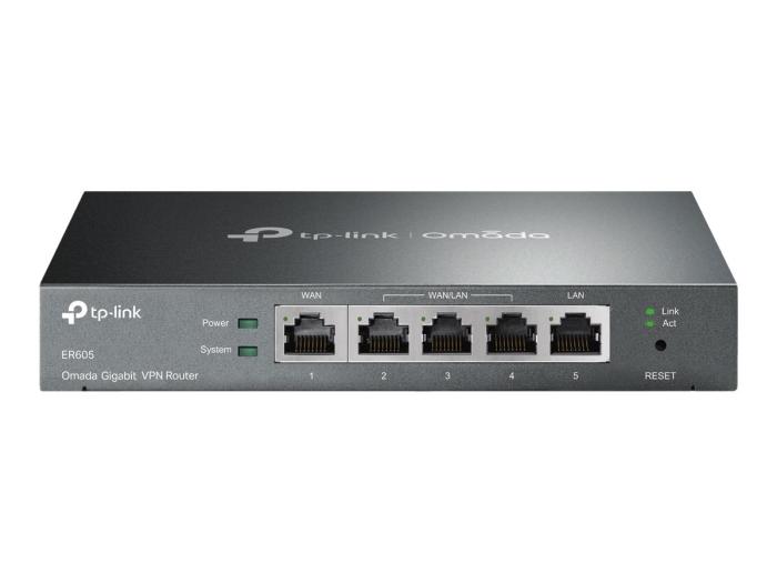 TP-Link Router VPN Gigabit 1000Mbps 1xLAN, 1xWAN, 3xLAN/WAN [ER605]