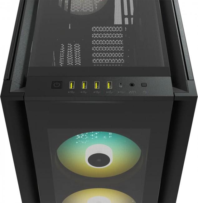 Corsair iCUE 7000X RGB Full-Tower ATX PC Case Black (szkło hartowane) (1x USB-C 3.1, 4x USB 3.0) (3x2.5, 6x3.5) [CC-9011226-WW]