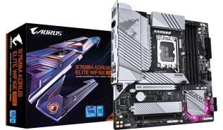 Gigabyte B760M AORUS ELITE WIFI6E GEN5 (Intel B760) [S1700, 4xDDR5 do 5600MHz, (HDMI 2.1, DP 1.2) (2xM.2, 1xPCIe 5.0 x16, 1xPCIe 4.0 x16 (x4)), WiFi 6E, BT 5.3, micro ATX]