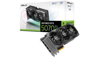 GeForce RTX5070Ti PNY 16GB GDDR7 Triple Fan [VCG5070T16TFXPB1] (1xHDMI 2.1b, 3xDP 2.1b) (256-bit, PCIe 5.0)