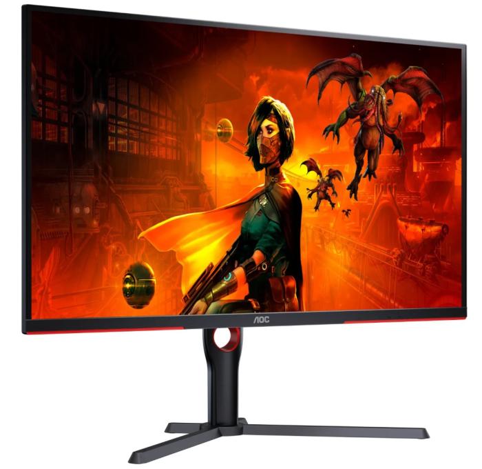 32’’ AOC U32G3X/BK (IPS LED, 3840x2160, 400, 1ms, 144Hz) (2xHDMI, 2xDP, Audio) vesa, pivot, czarny