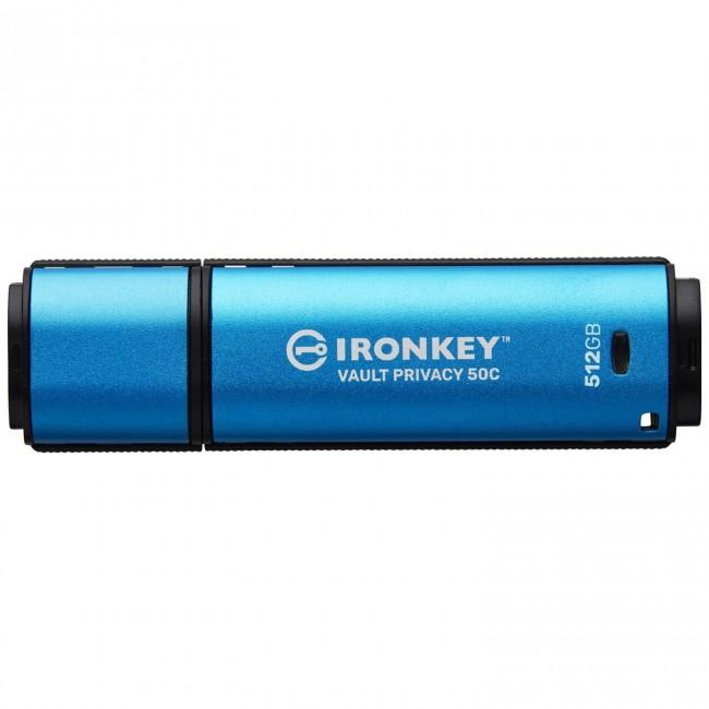 Kingston IronKey Vault Privacy 50 512GB USB-C 3.2 (310/250MB/s) 256bit AES Encrypted (szyfrowany) [IKVP50C/512GB]