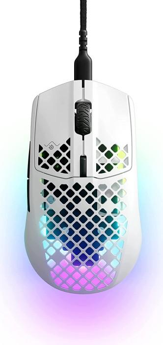 SteelSeries Aerox 3 Snow 8500dpi (optyczna, USB, 1, 6)