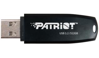 Patriot Xporter Core 512GB USB-A 3.2 Gen1 5GB/s (80MB/s) (czarny) [PSF512GXRB3U]