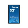 32’’ Iiyama TF3239MSC-B1AG (VA dotykowy, 1920x1080, 500, 8ms, 60Hz) (VGA, 2xHDMI 1.4, DP 1.2, LAN, COM) (VESA) głośniki, czarny