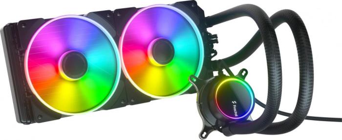 Fractal Design Celsius+ S28 Prisma Water Cooling Unit (chłodzenie wodne) (2x140 mm, 4-pin PWM, ARGB) [FD-W-2-S2802]