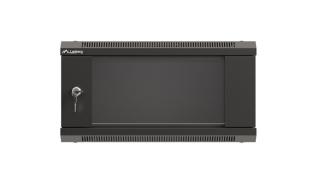 Lanberg szafa rack wisząca 19 4U 540x350 drzwi szklane (czarny) [WF03-5304-10B]