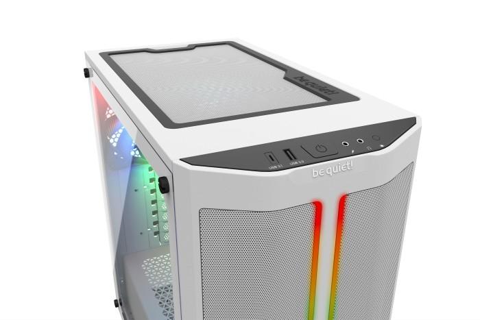 be quiet! Pure Base 500DX White ATX Midi (szkło hartowane) (1xUSB 3.2 Gen1, USB-C 3.2 Gen1) (5x2.5, 2x3.5) [BGW38]