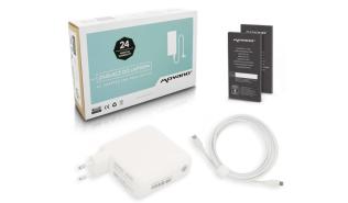 Movano zasilacz do laptopa USB-C 87W (100-240V 5V/2A, 5V/3A, 9V/3A, 12V/3A, 14.5V/2A, 15V/3A, 20V/1.5A, 20V/2.25A, 20V/3A, 20V/3.25A, 20.3V/3A, 20.4V/4.3A) [USBC87W]