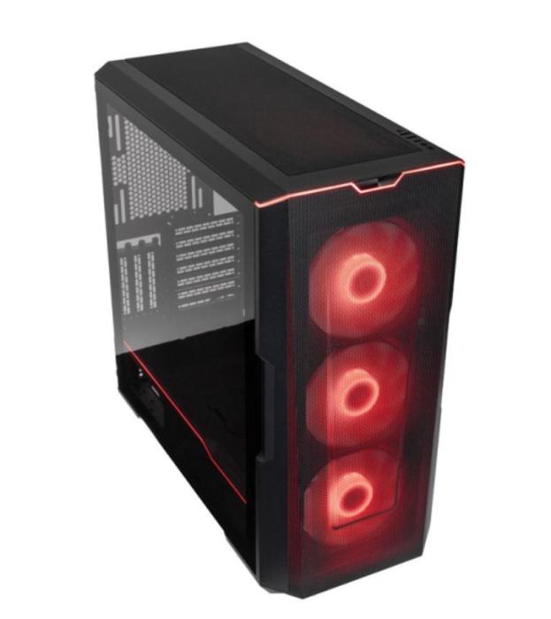 Phanteks Eclipse G500A D-RGB, Tempered Glass (szkło hartowane) (9x2.5, 2x3.5) (2xUSB 3.2 Gen1, 1xUSB-C 3.2 Gen2) [PH-EC500GA_DBK01A]