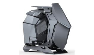 Jonsbo MOD3 Mini mATX Tower Showcase, Tempered Glass (szary) (1xUSB 3.2, 1xUSB-C, 1xJack combo) (1x2.5, 1x3.5)