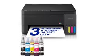 Epson EcoTank L3350 A4 czarny (drukarka, kopiarka, skaner) (tusz 103) (USB 2.0, WiFi)